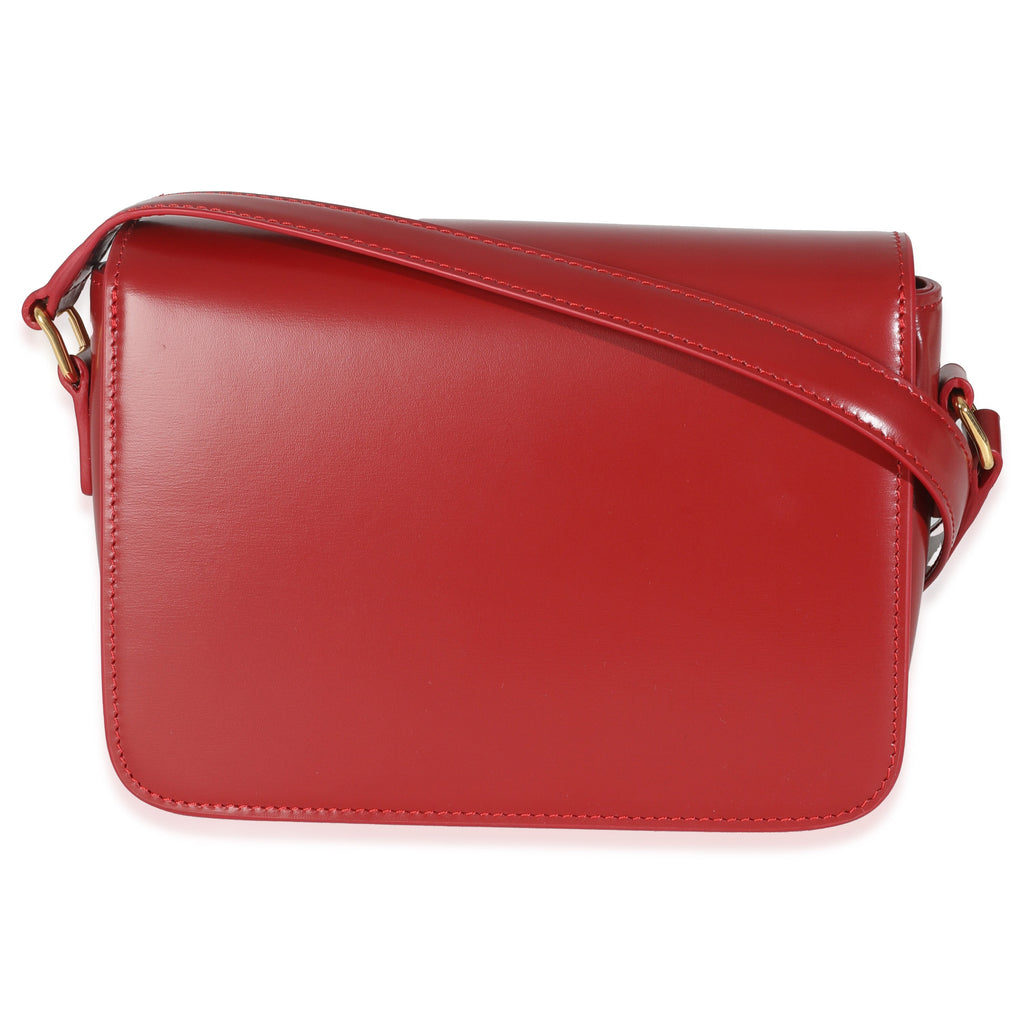 Red Shiny Calfskin Teen Triomphe
