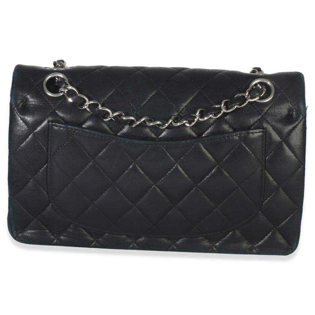Black Quilted Lambskin Small Classic Double Flap Bag