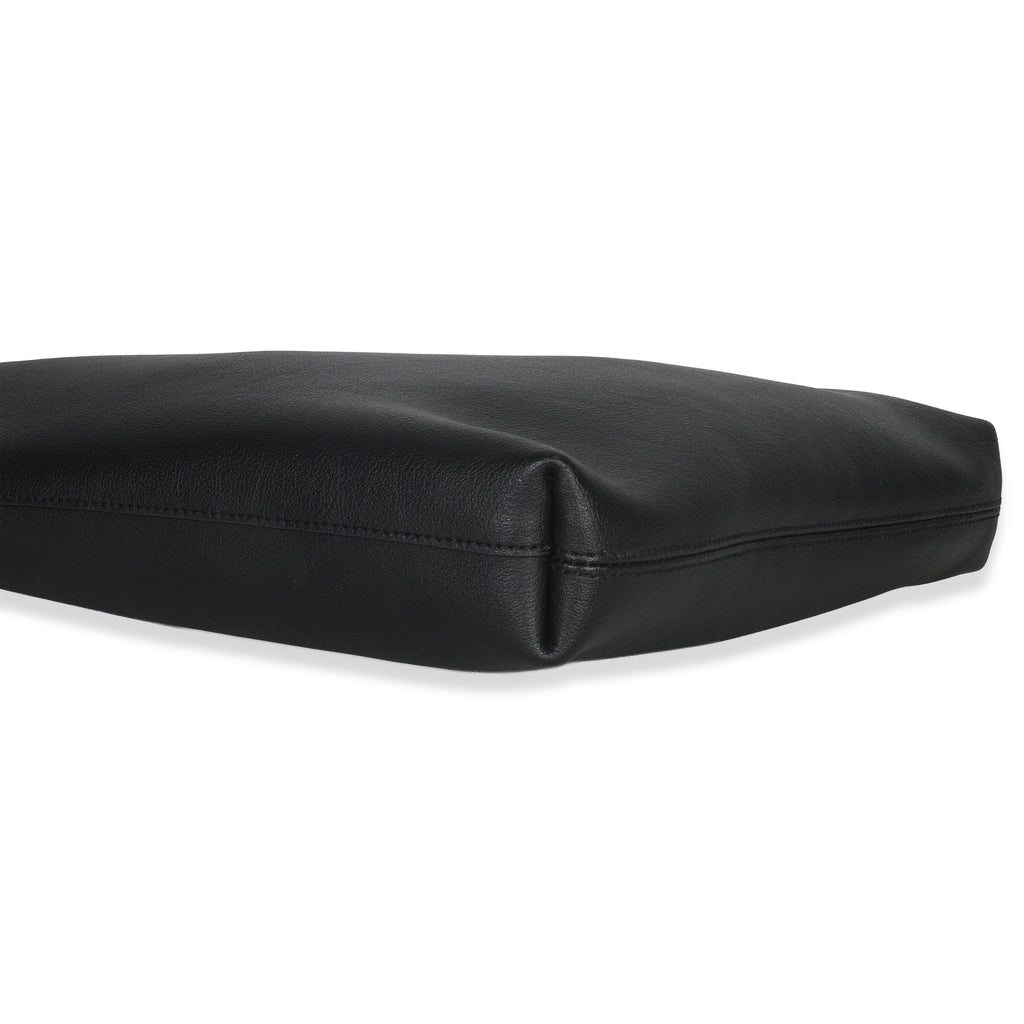 Black Leather Bold Hobo