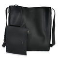 Black Leather Bold Hobo