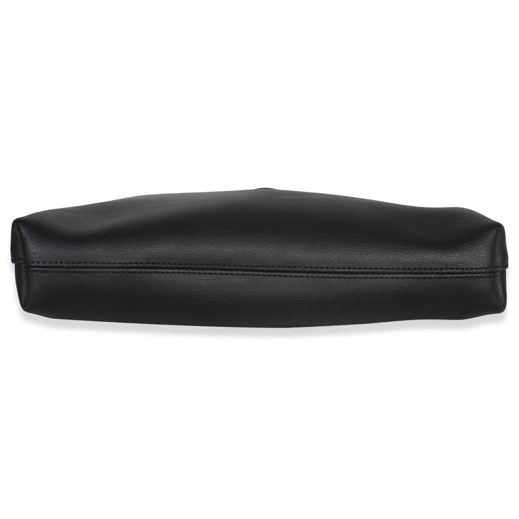 Black Leather Bold Hobo