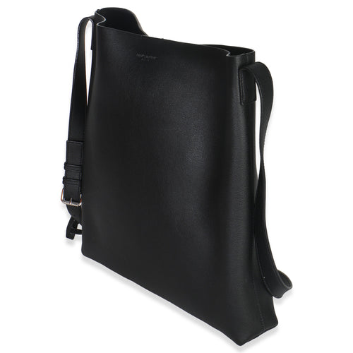 Black Leather Bold Hobo