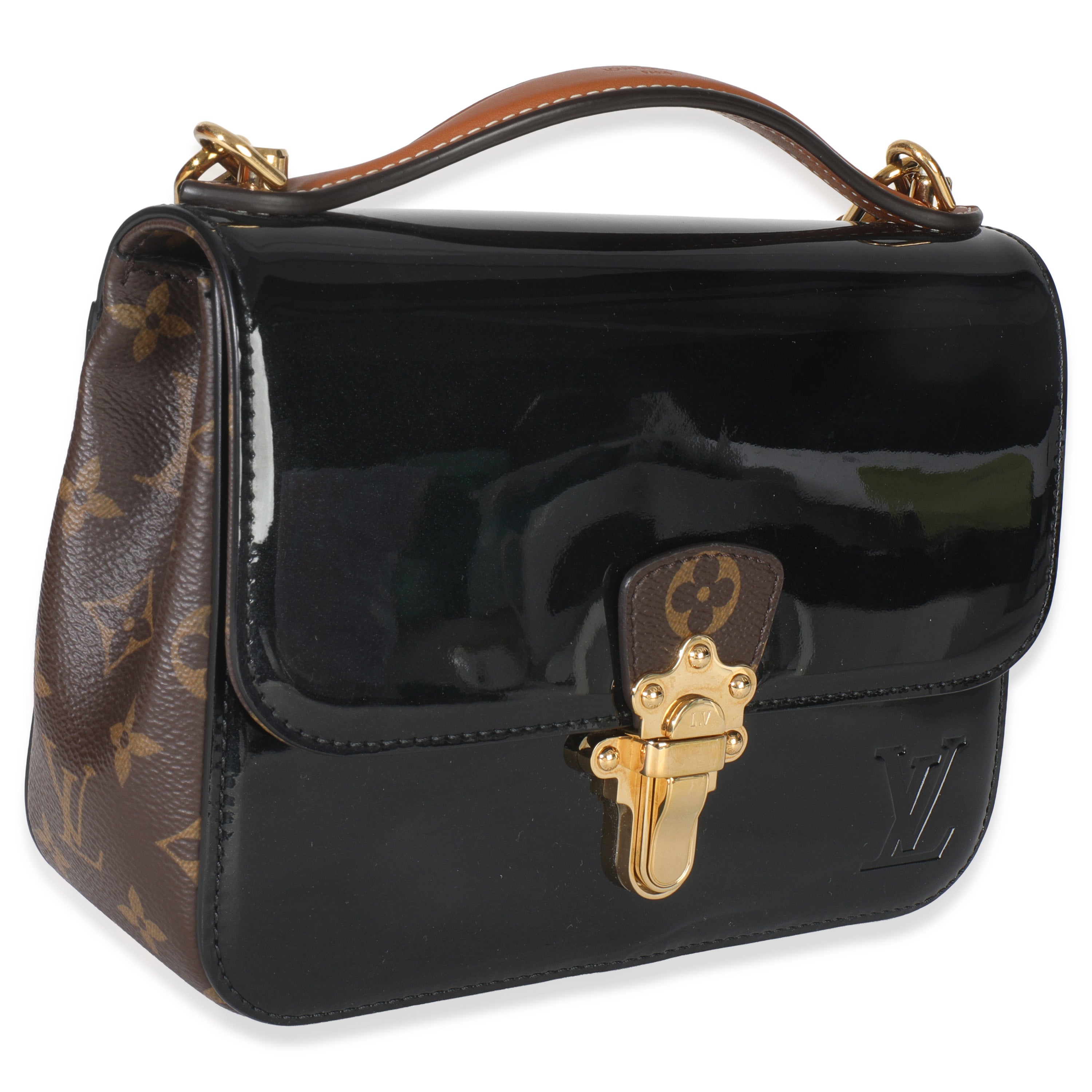 Monogram Canvas Black Vernis Cherrywood BB