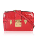Cherry Monogram Vernis Trunk Clutch Bag