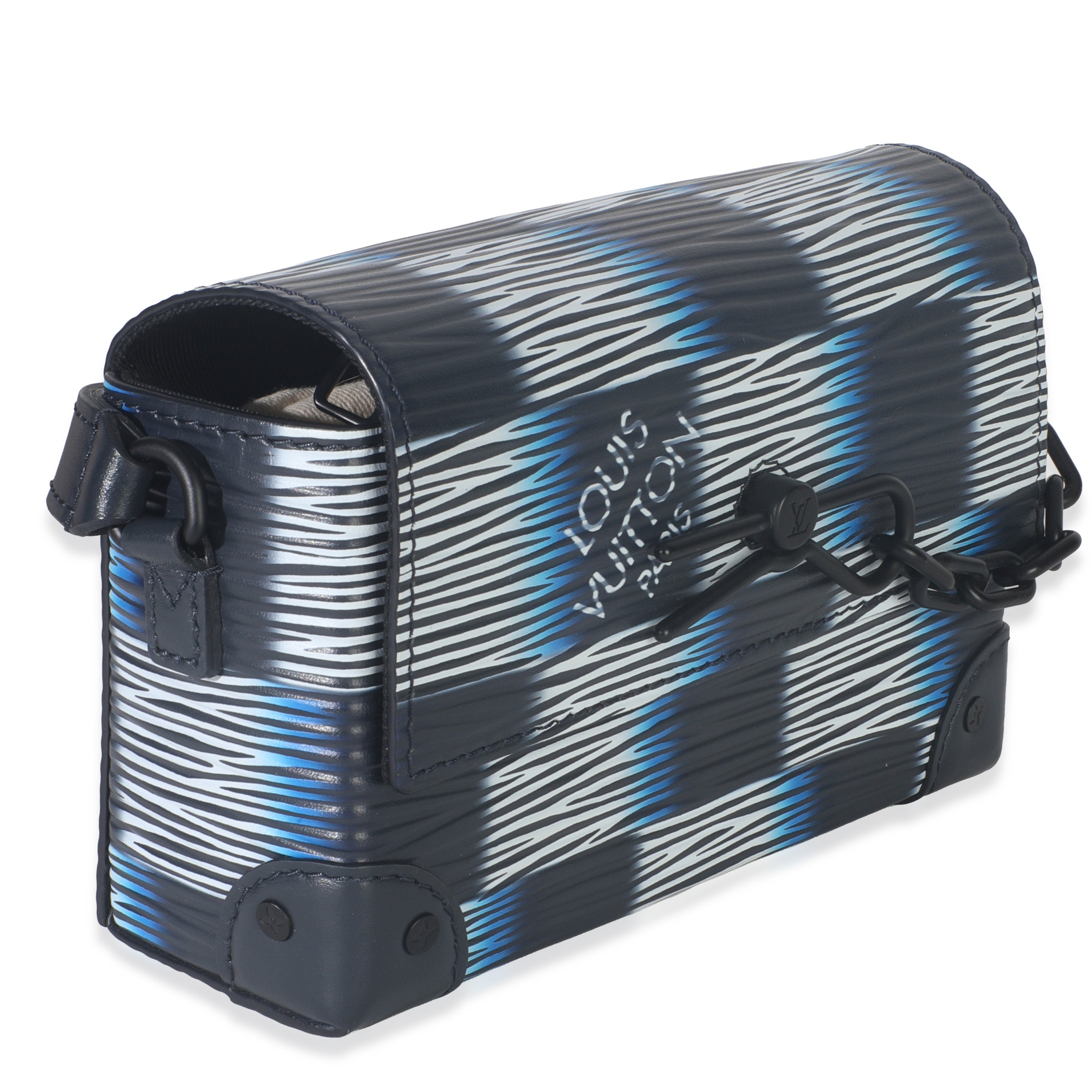 Black Blue Damier Rush Epi Steamer Wearable Wallet