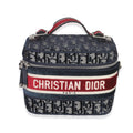 Blue Red Velvet Oblique Diortravel Vanity Case