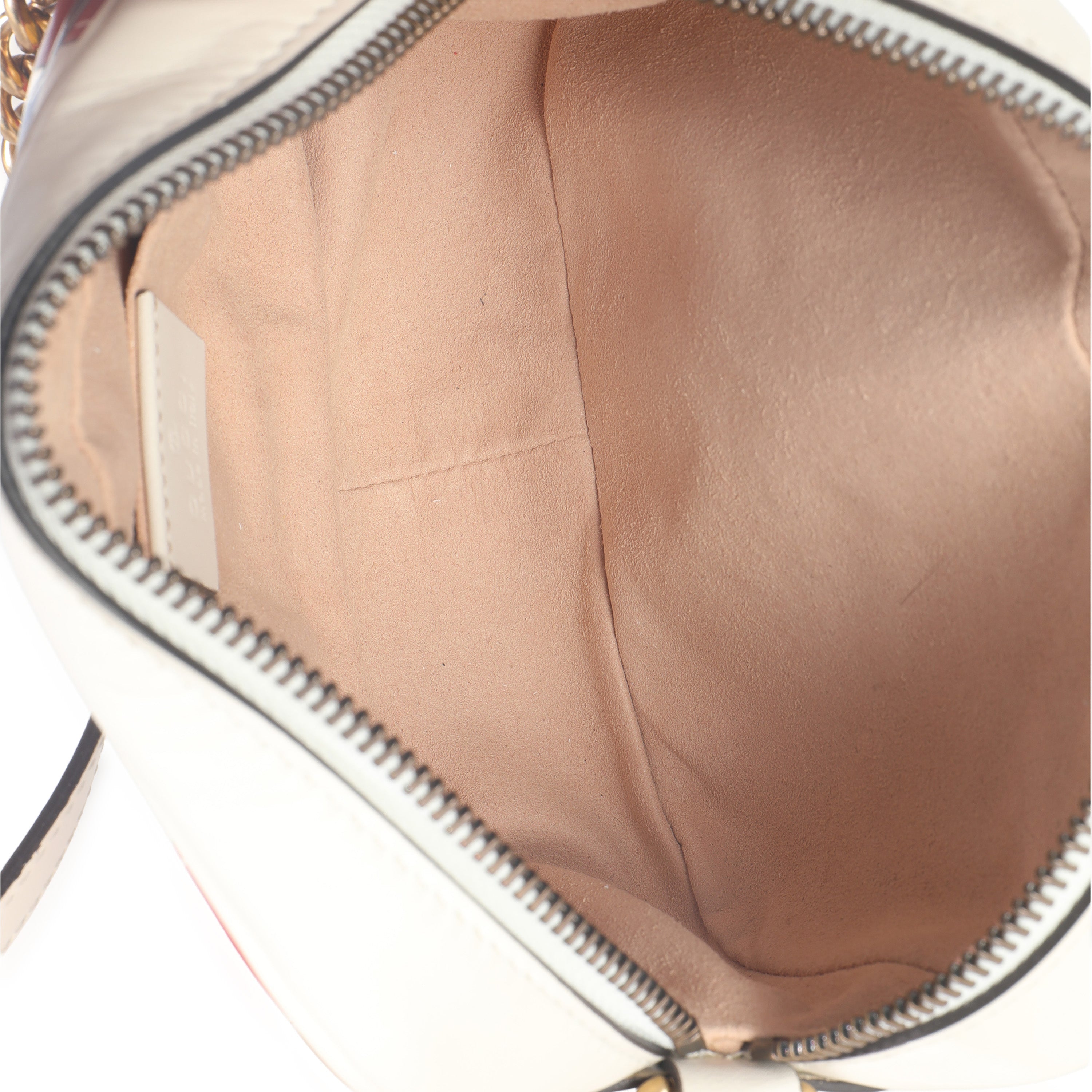 Trompe LOeil Print Calfskin Matelasse Small GG Marmont Camera Bag