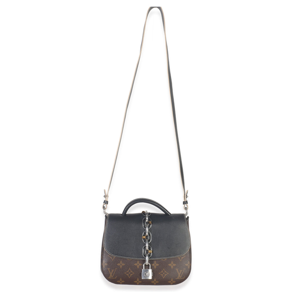Black Monogram Canvas Chain It PM