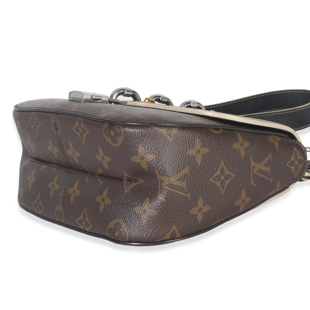 Black Monogram Canvas Chain It PM