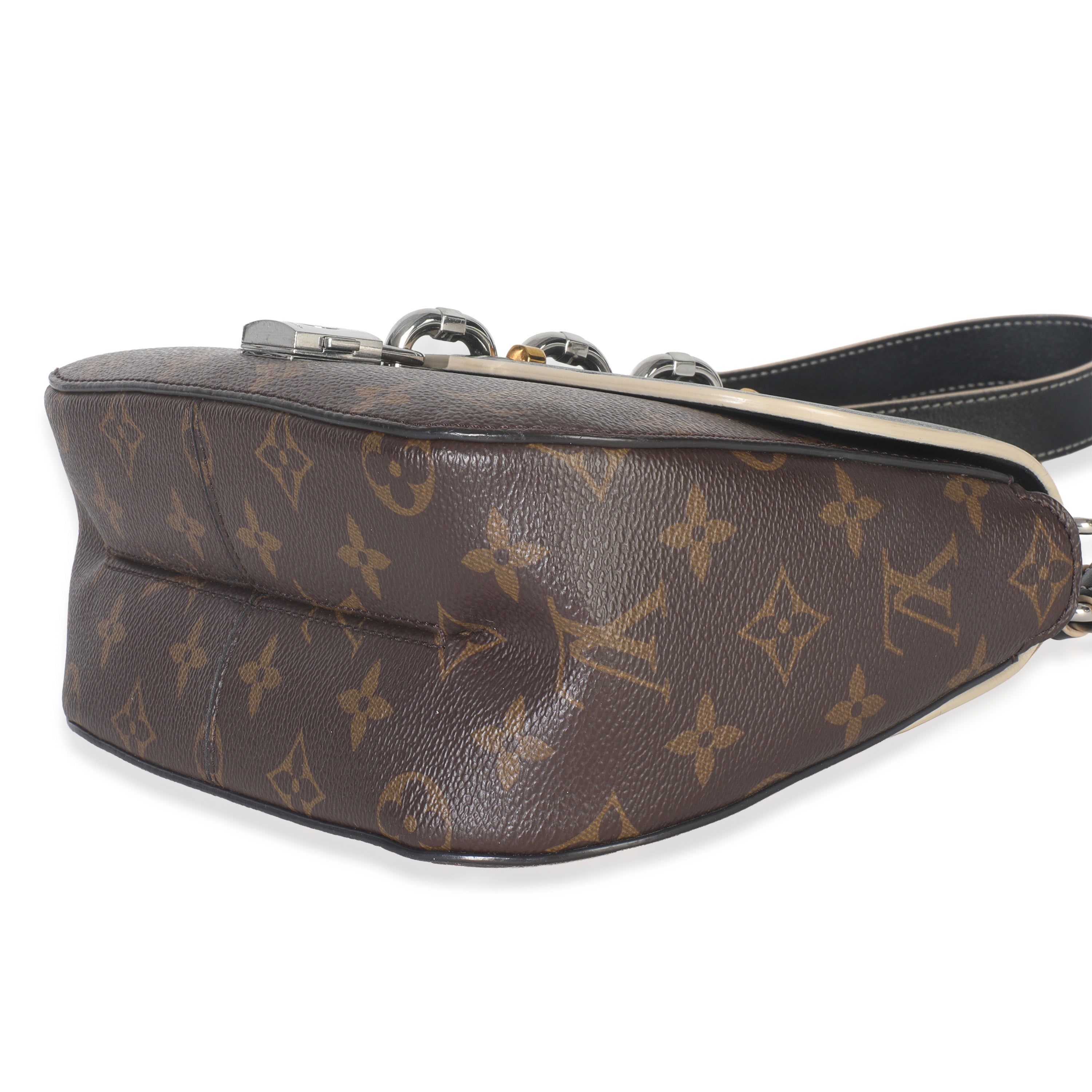 Black Monogram Canvas Chain It PM