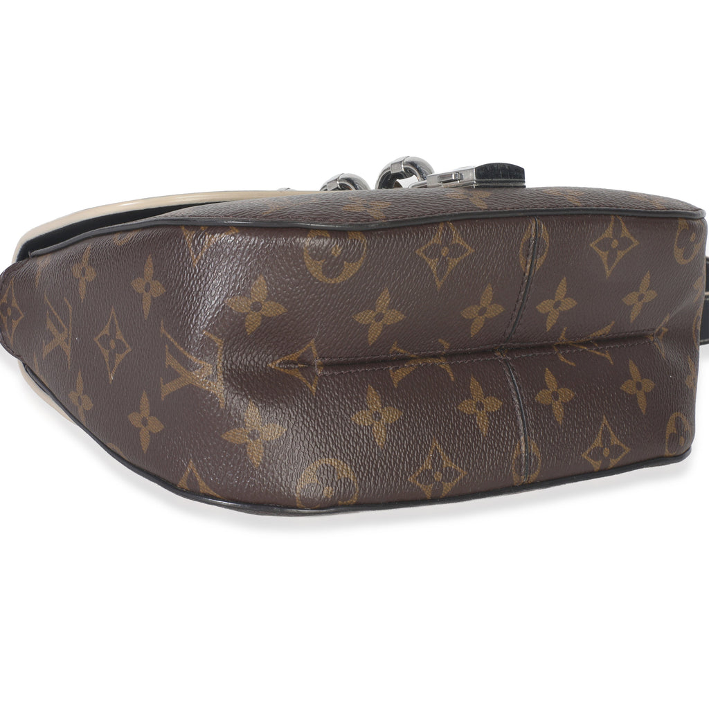 Black Monogram Canvas Chain It PM