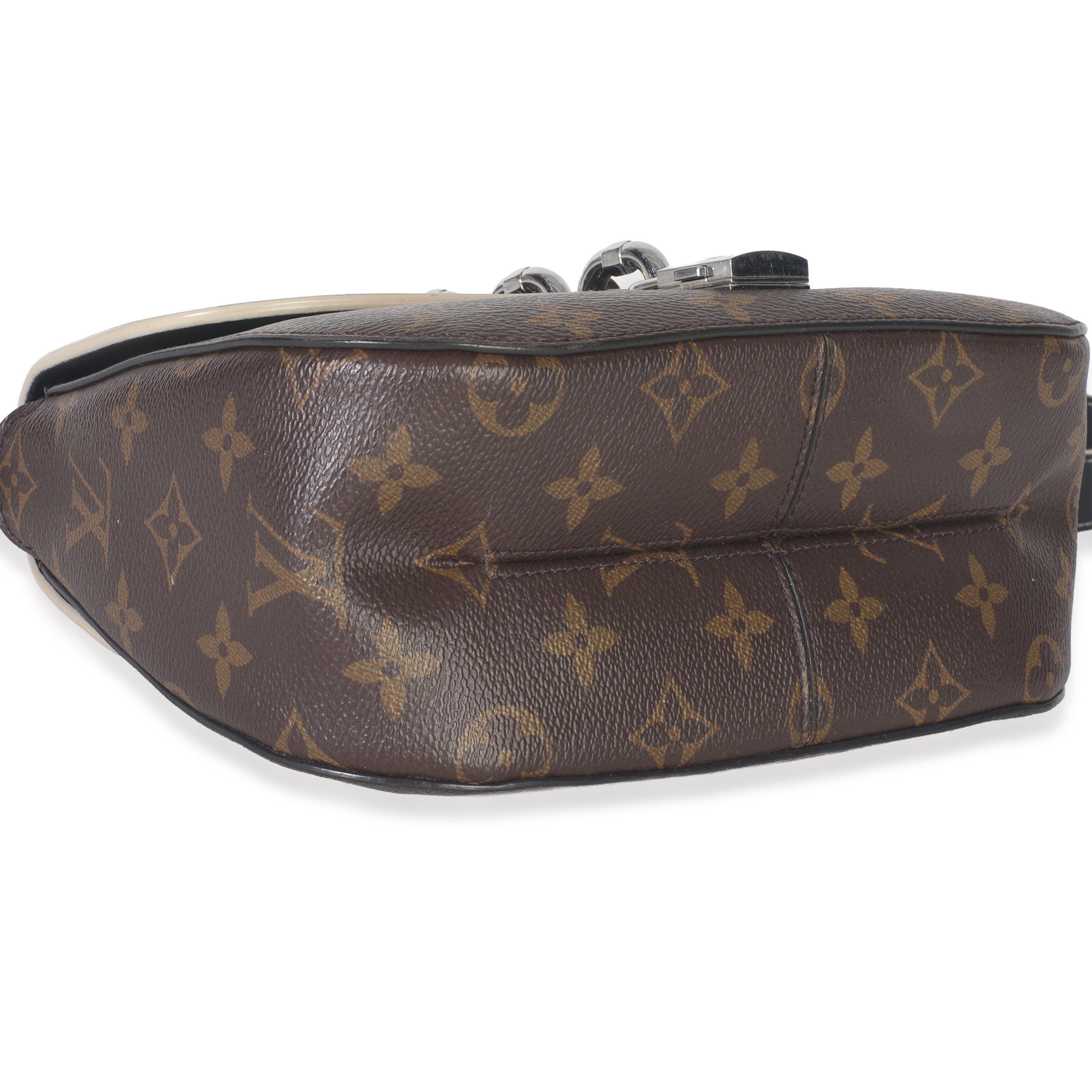 Black Monogram Canvas Chain It PM