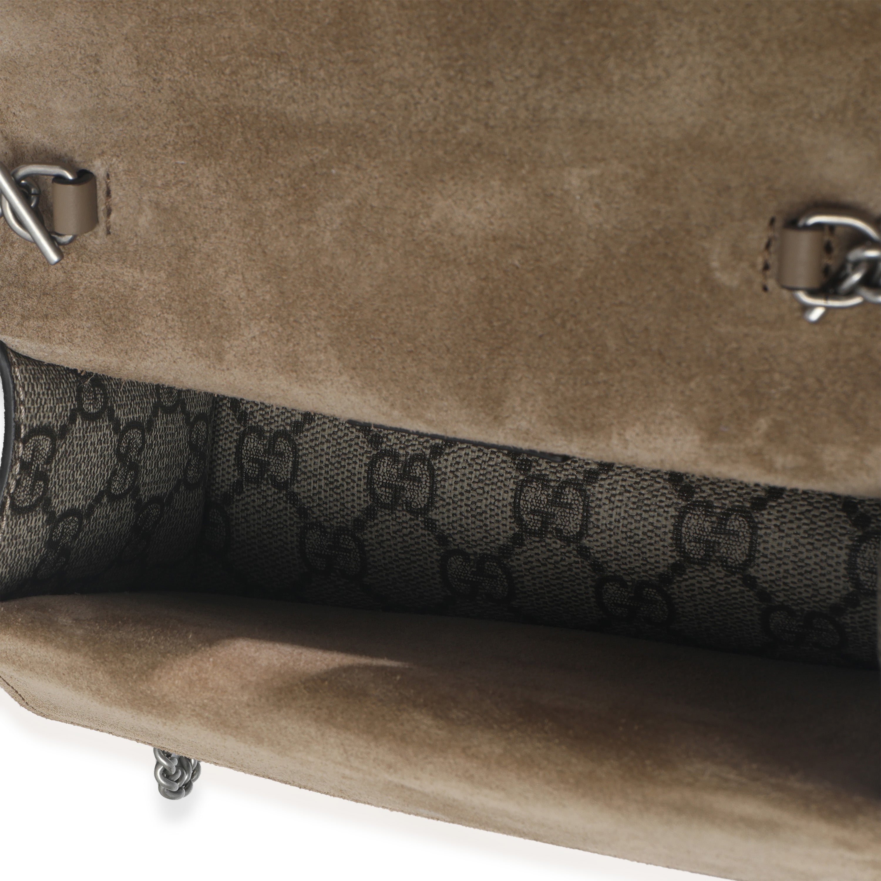 Beige GG Supreme Canvas Mini Dionysus Top Handle Bag