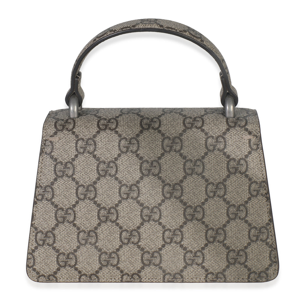 Beige GG Supreme Canvas Mini Dionysus Top Handle Bag