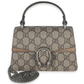Beige GG Supreme Canvas Mini Dionysus Top Handle Bag