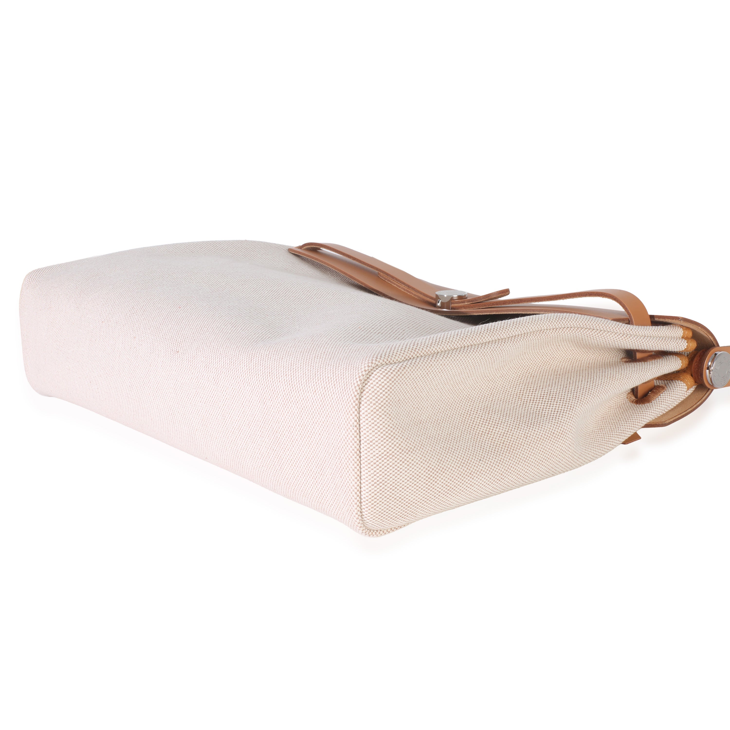 Ecru Beige Naturel Sable Toile Criss Viking Herbag Messenger 39 PHW