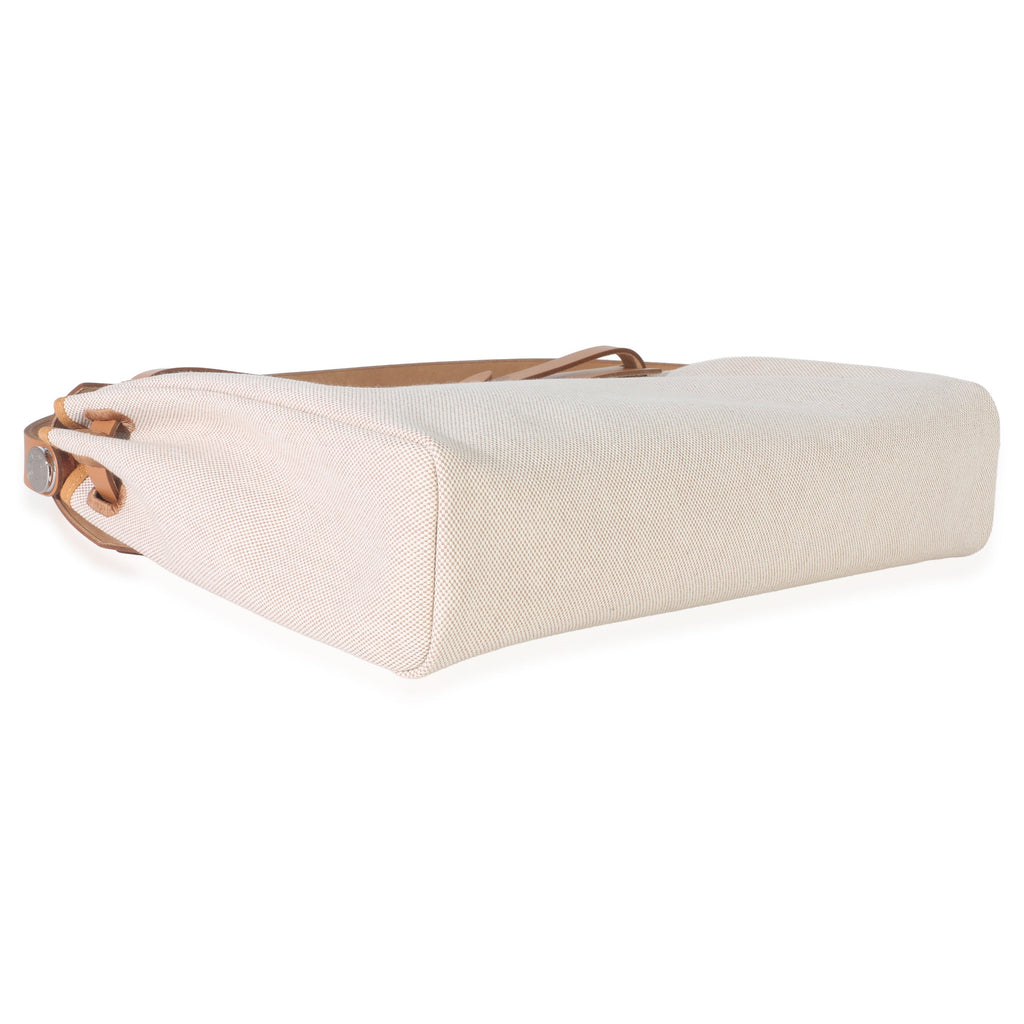 Ecru Beige Naturel Sable Toile Criss Viking Herbag Messenger 39 PHW