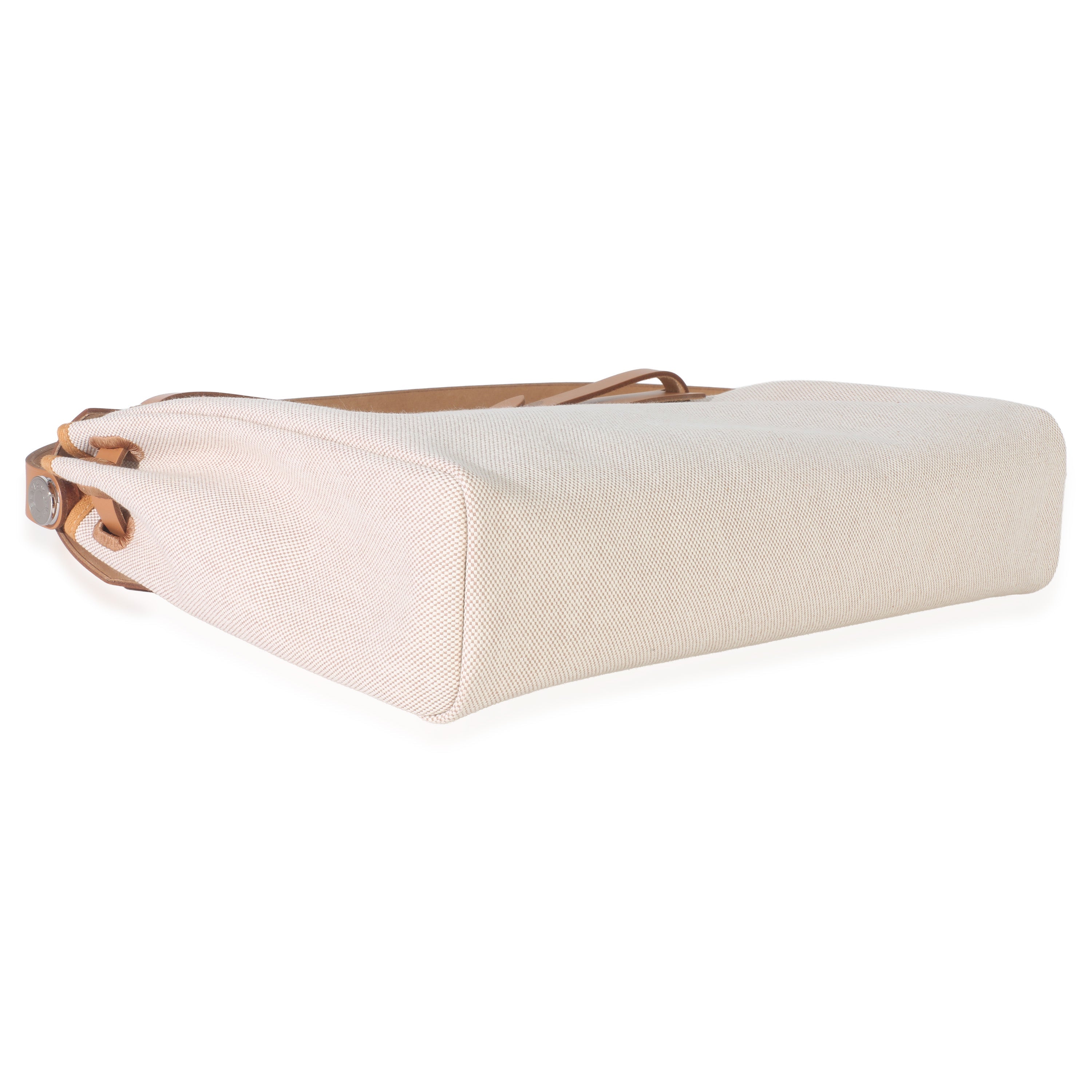 Ecru Beige Naturel Sable Toile Criss Viking Herbag Messenger 39 PHW