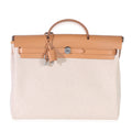 Ecru Beige Naturel Sable Toile Criss Viking Herbag Messenger 39 PHW