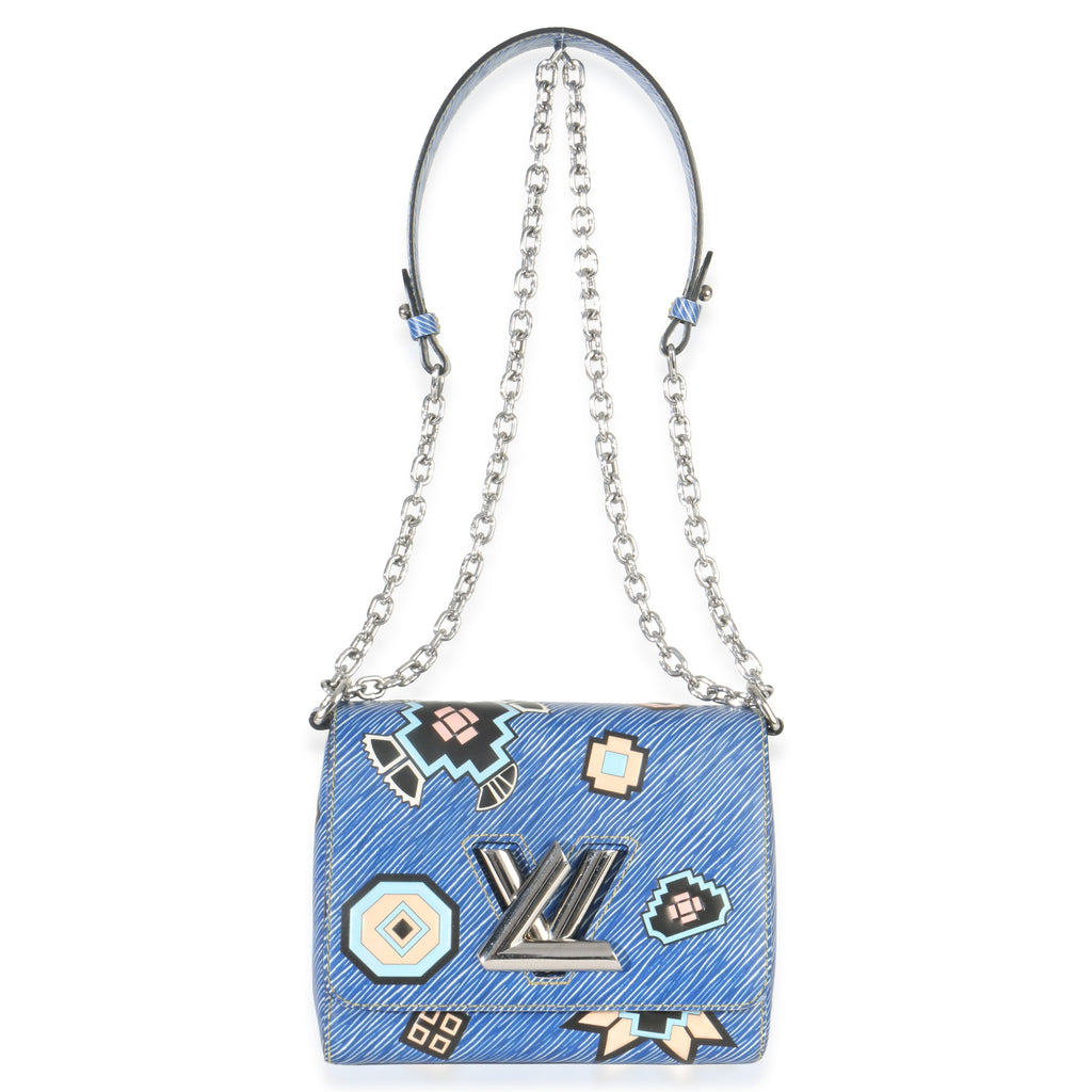 Blue Denim Aztec Epi Twist PM