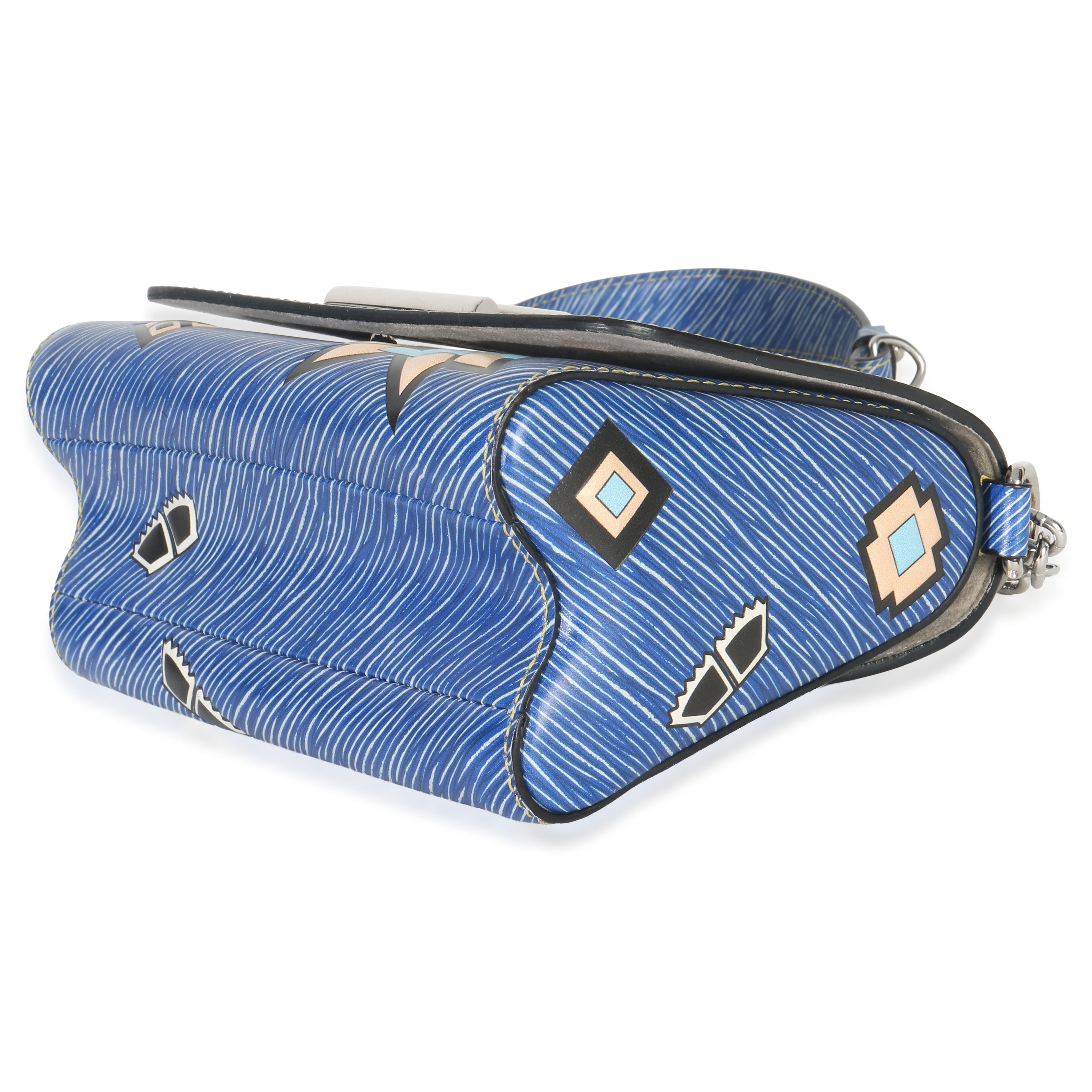 Blue Denim Aztec Epi Twist PM