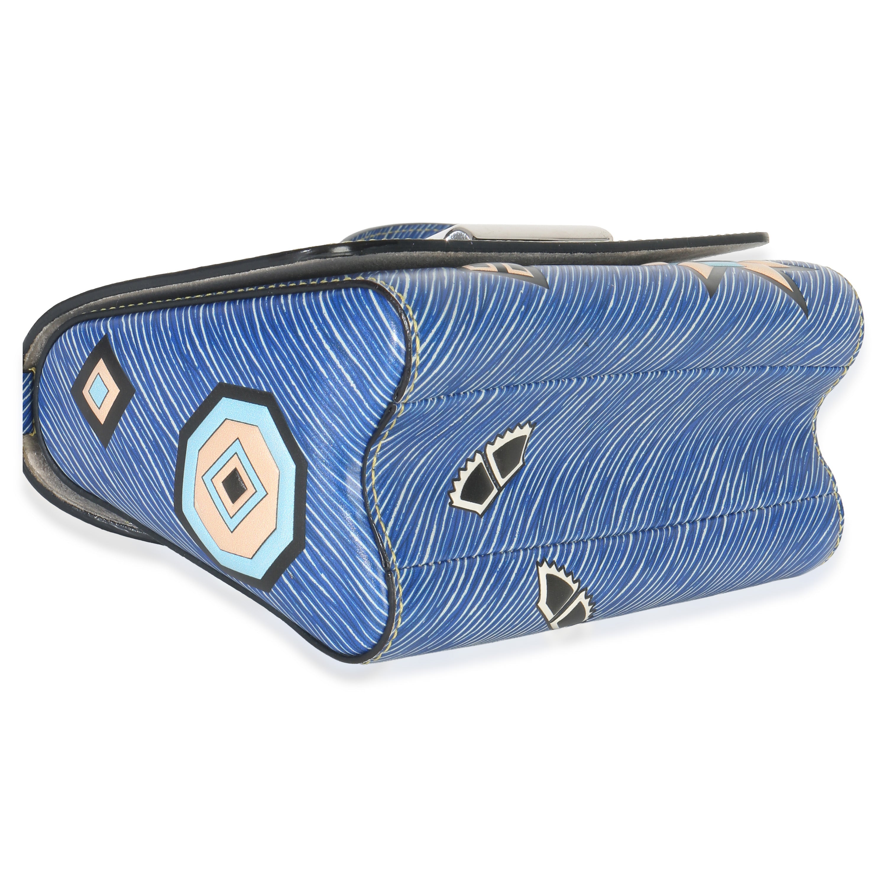 Blue Denim Aztec Epi Twist PM