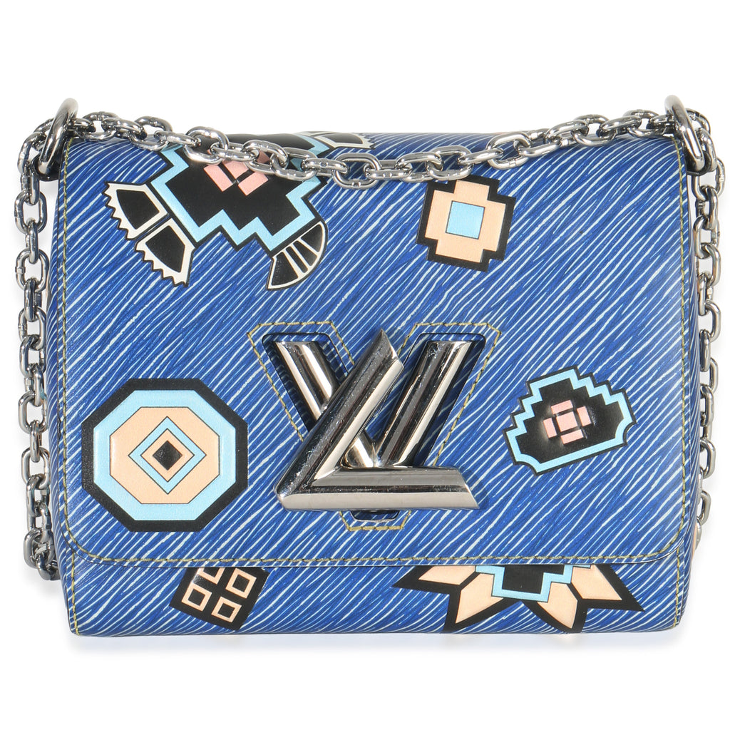 Blue Denim Aztec Epi Twist PM