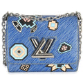Blue Denim Aztec Epi Twist PM