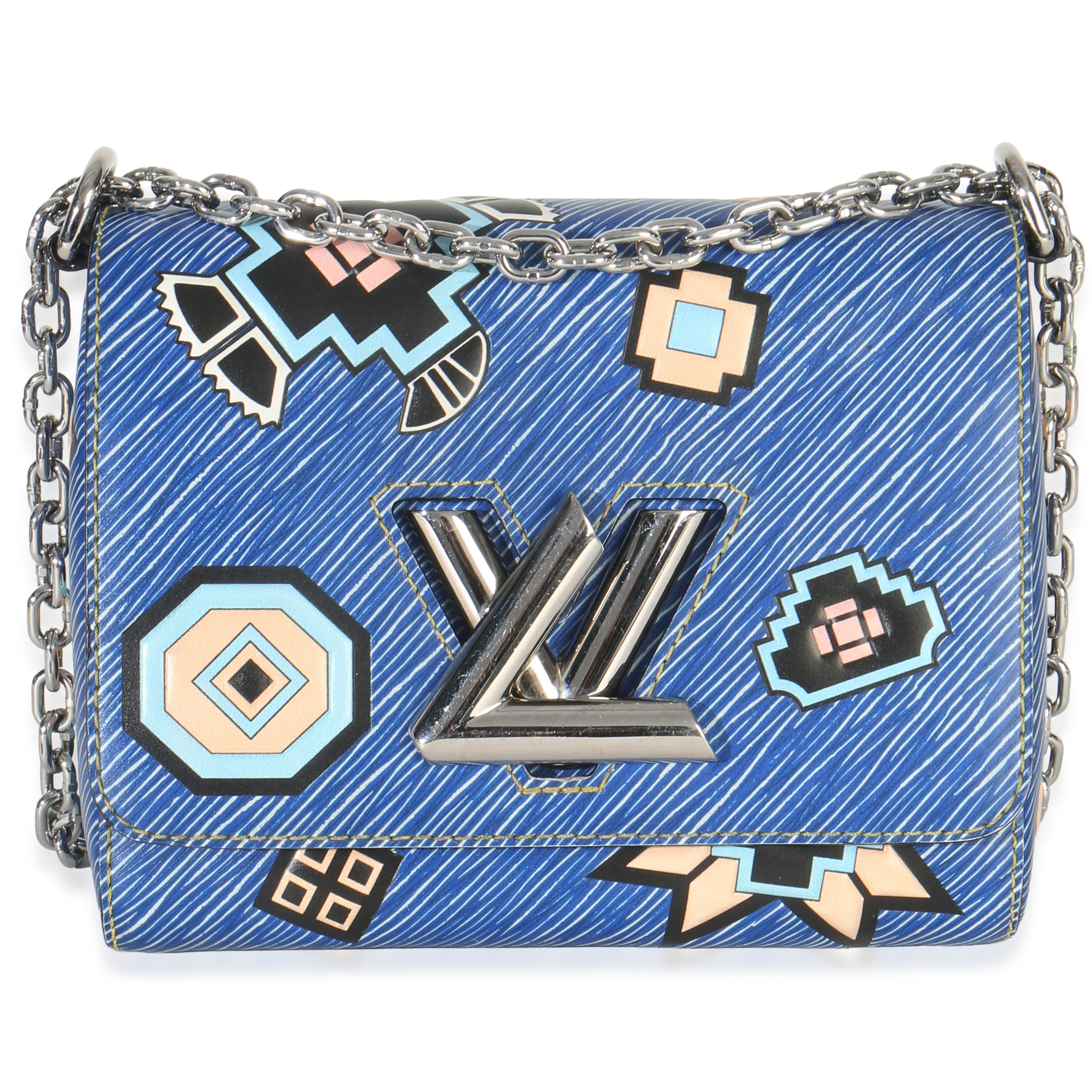 Blue Denim Aztec Epi Twist PM