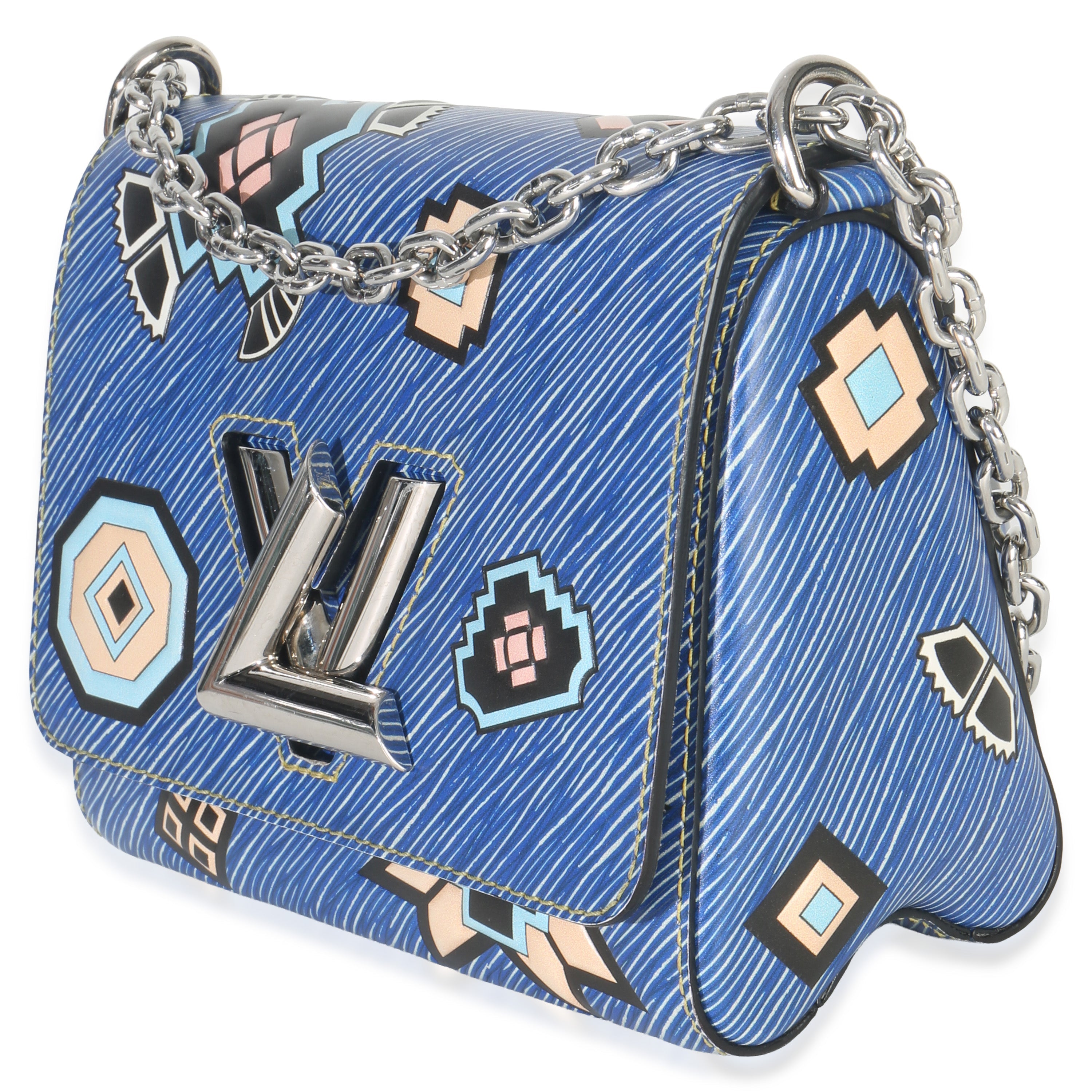 Blue Denim Aztec Epi Twist PM