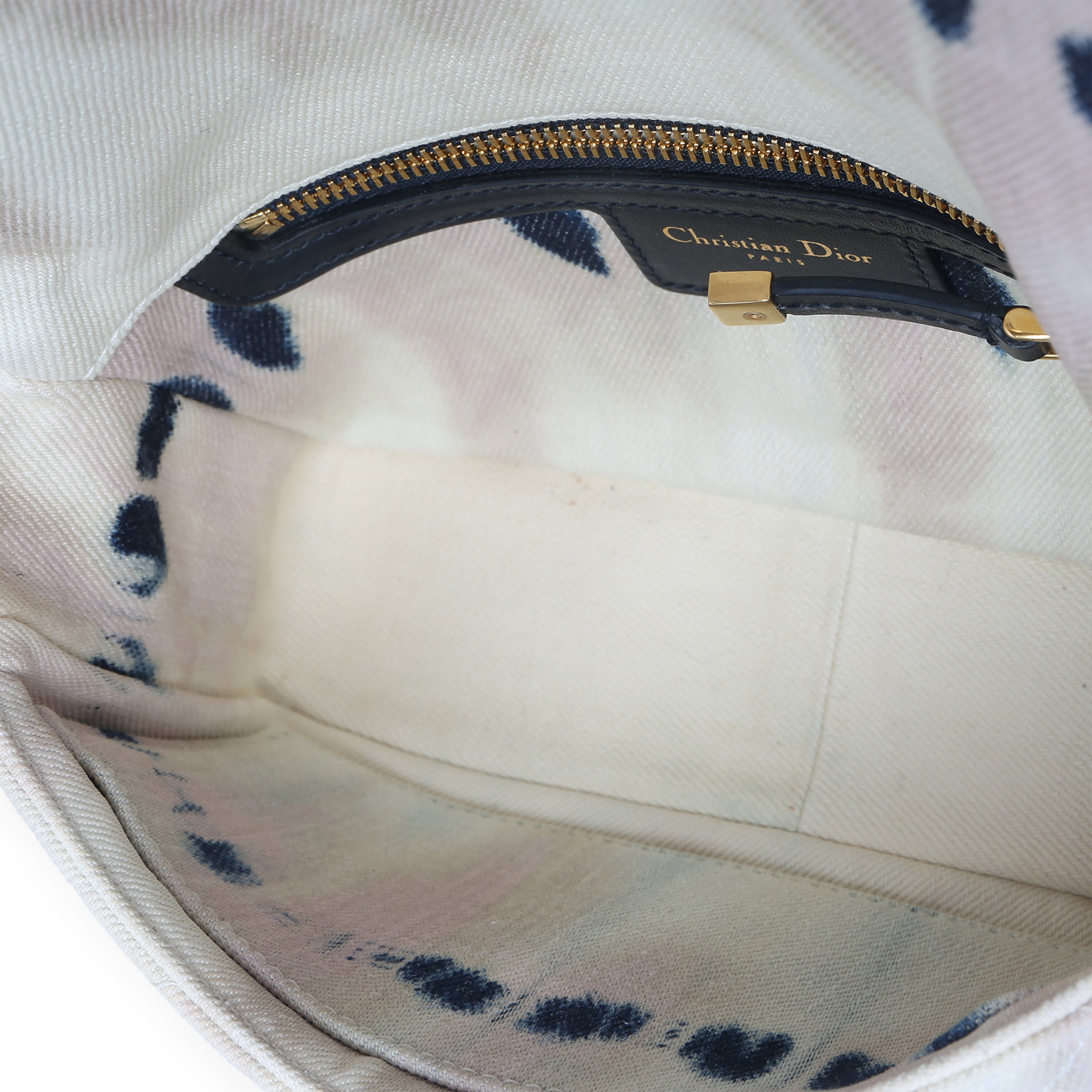 Multicolor Tie Dye Denim Cannage Small Caro Chain Bag