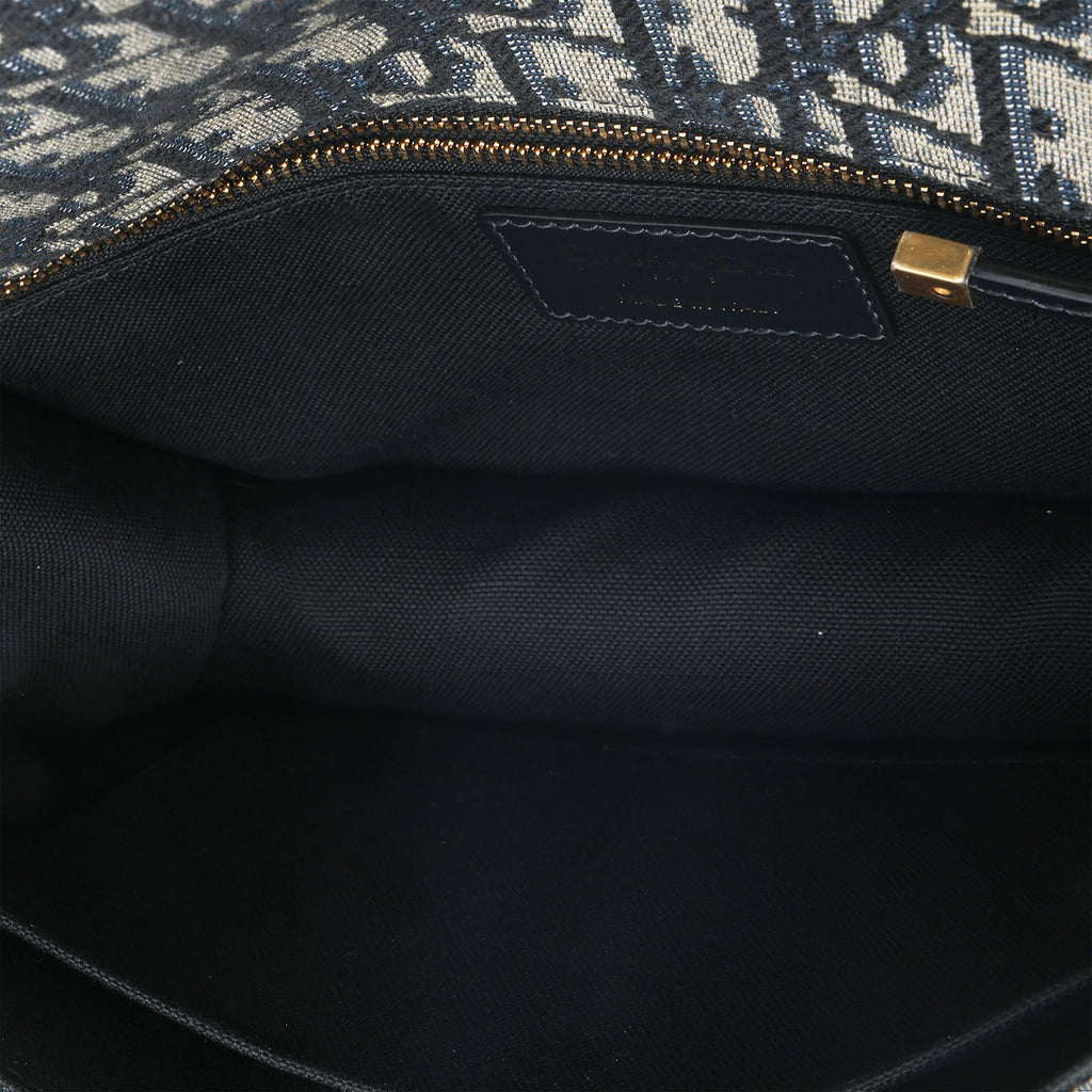Blue Oblique Dior 30 Montaigne Chain Bag