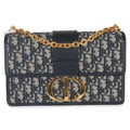 Blue Oblique Dior 30 Montaigne Chain Bag