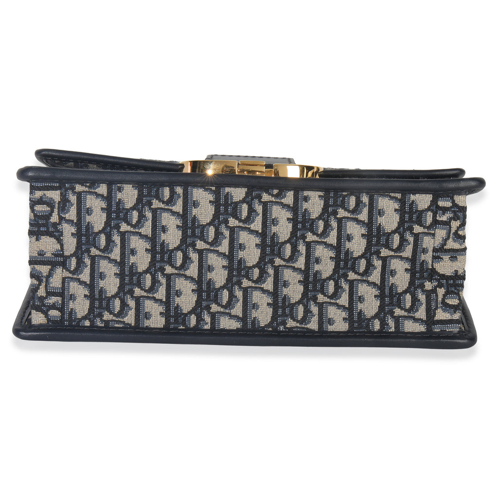 Blue Oblique Dior 30 Montaigne Chain Bag