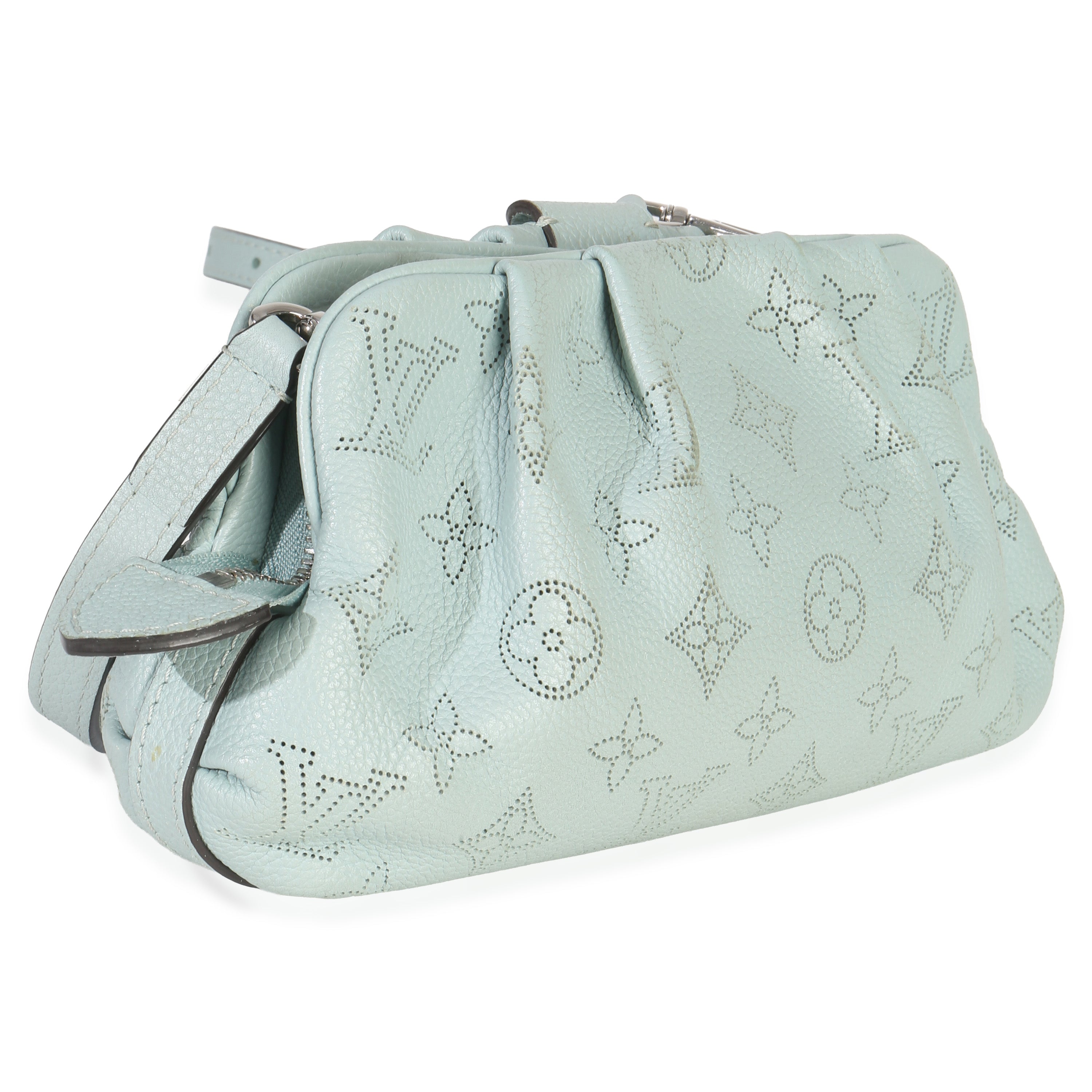 Vert Lagon Monogram Mahina Scala Mini Pouch
