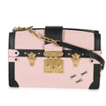 Rose Ballerine Epi Trunk Clutch Handbag
