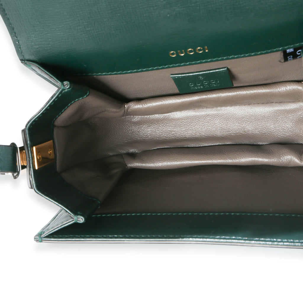 Dark Green Calfskin Mini Sylvie 1969 Bag