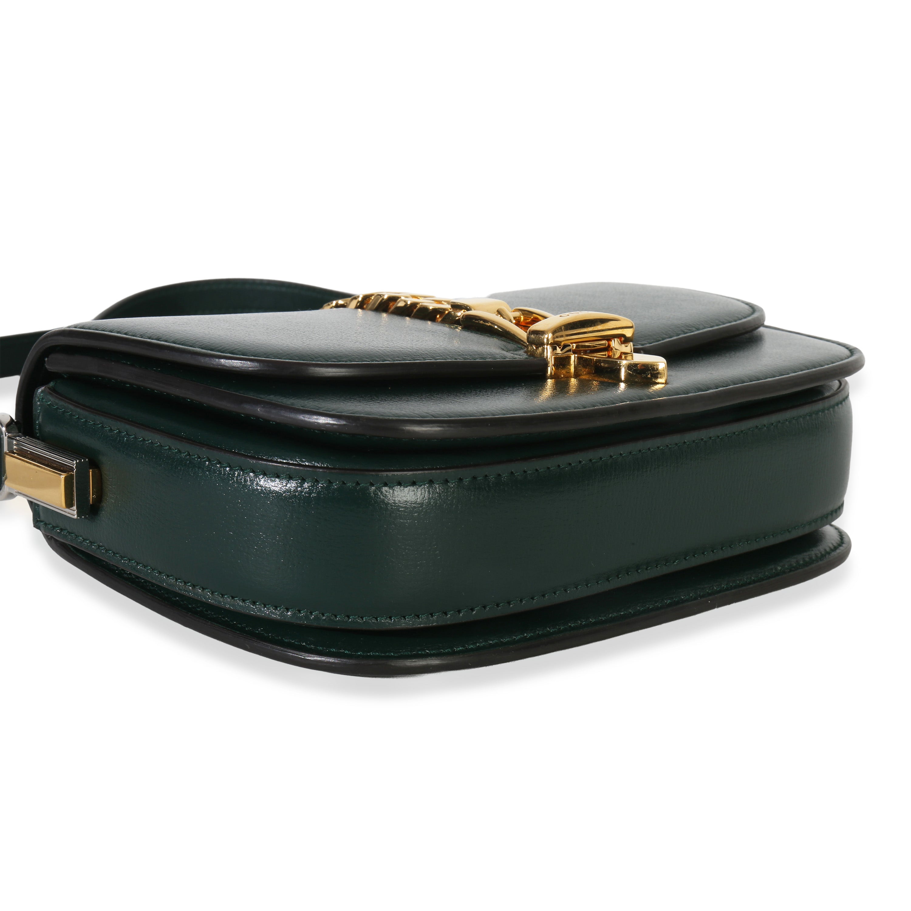 Dark Green Calfskin Mini Sylvie 1969 Bag