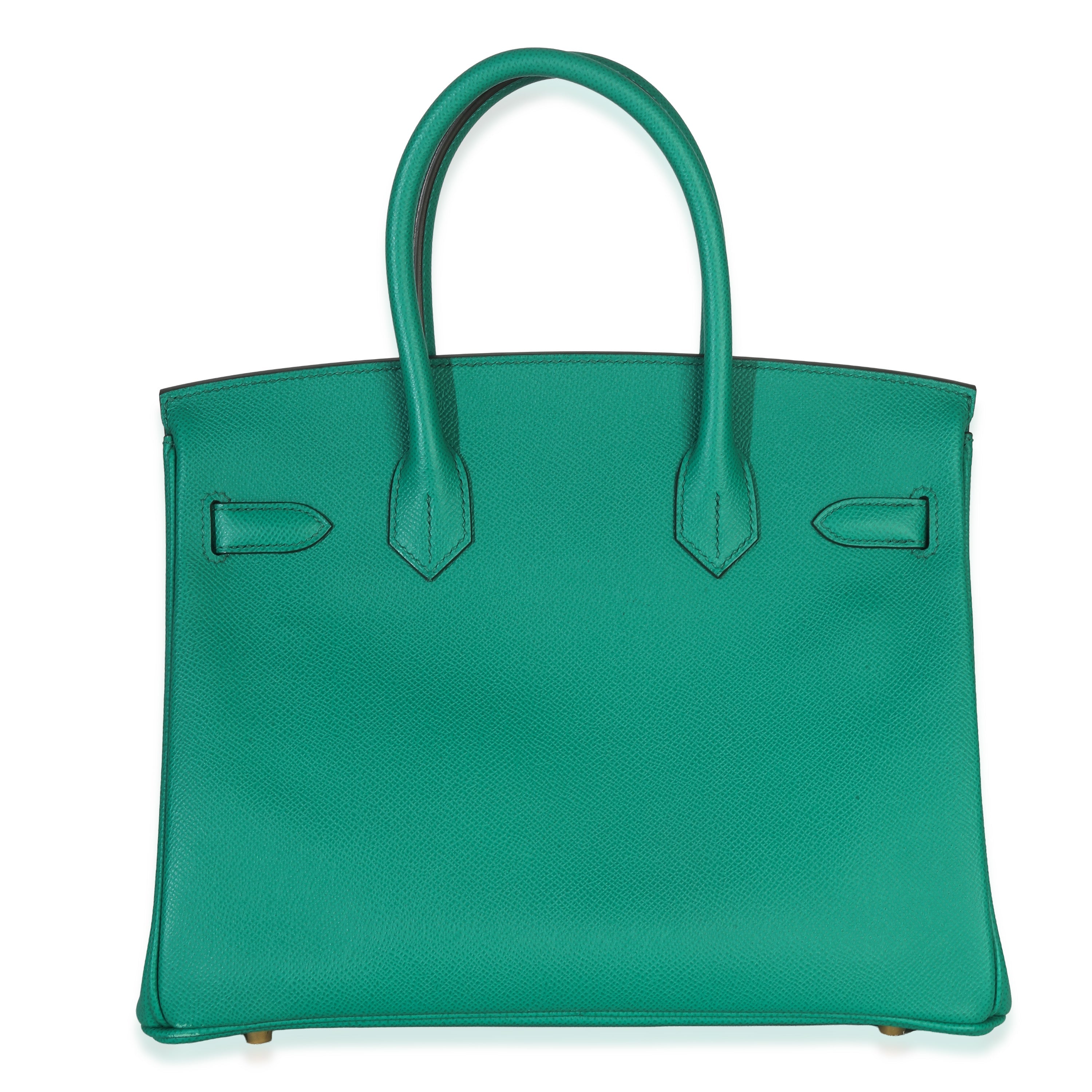 Vert Jade Epsom Birkin 30 GHW