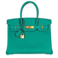 Vert Jade Epsom Birkin 30 GHW