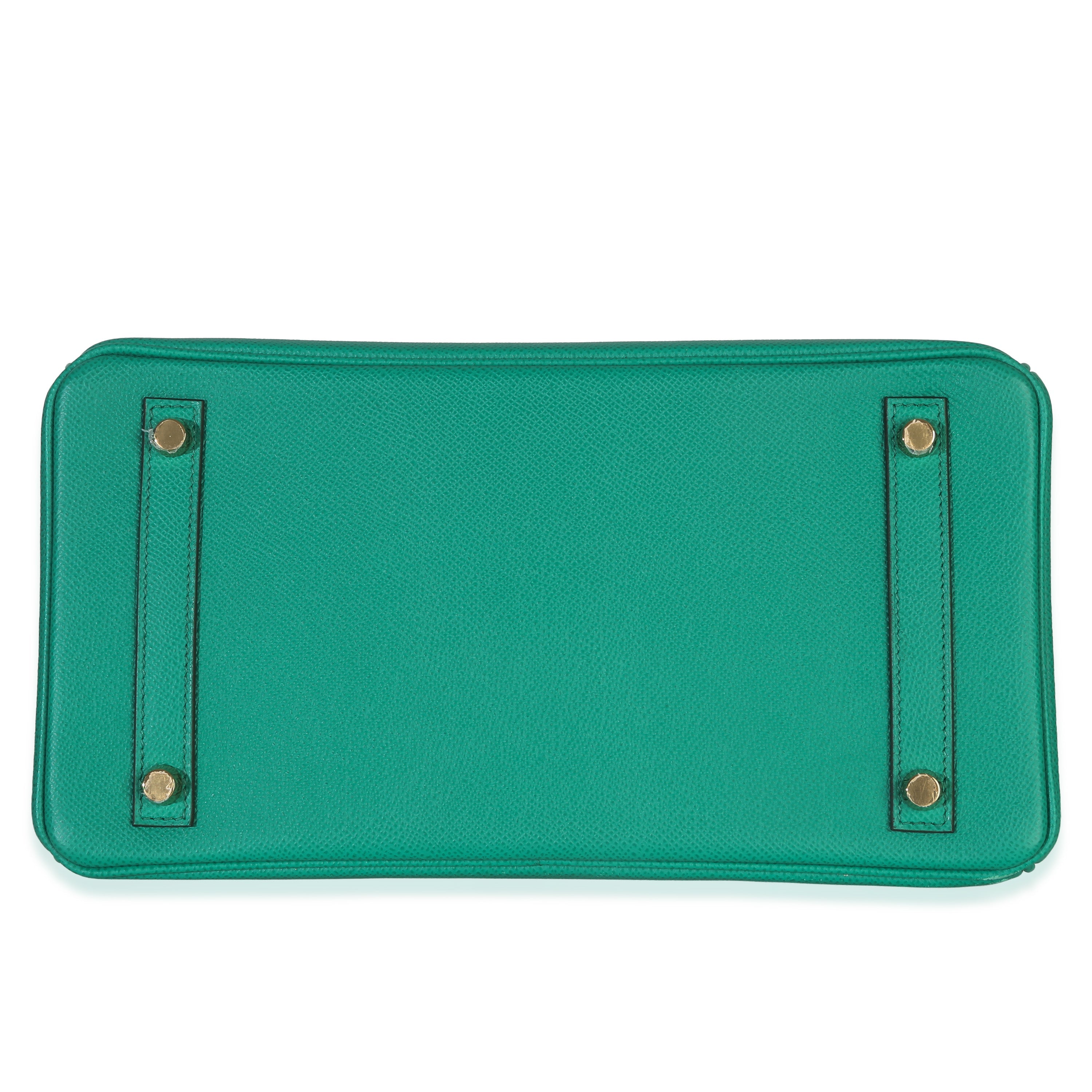Vert Jade Epsom Birkin 30 GHW