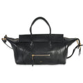 Black Supple Shiny Lambskin Medium New Luggage