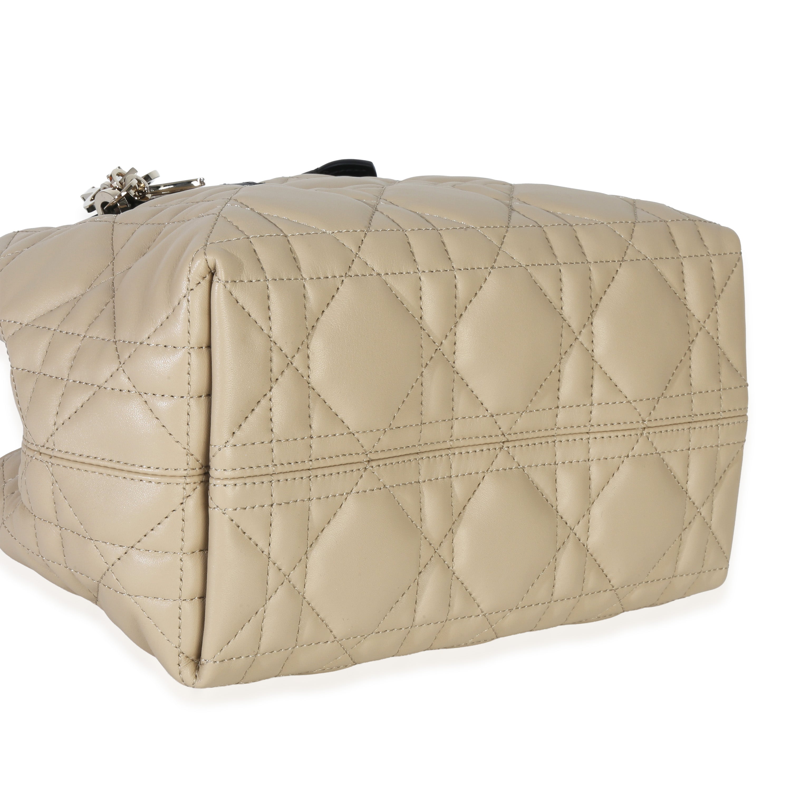 Rope Beige Black Calfskin Macrocannage Small Toujours