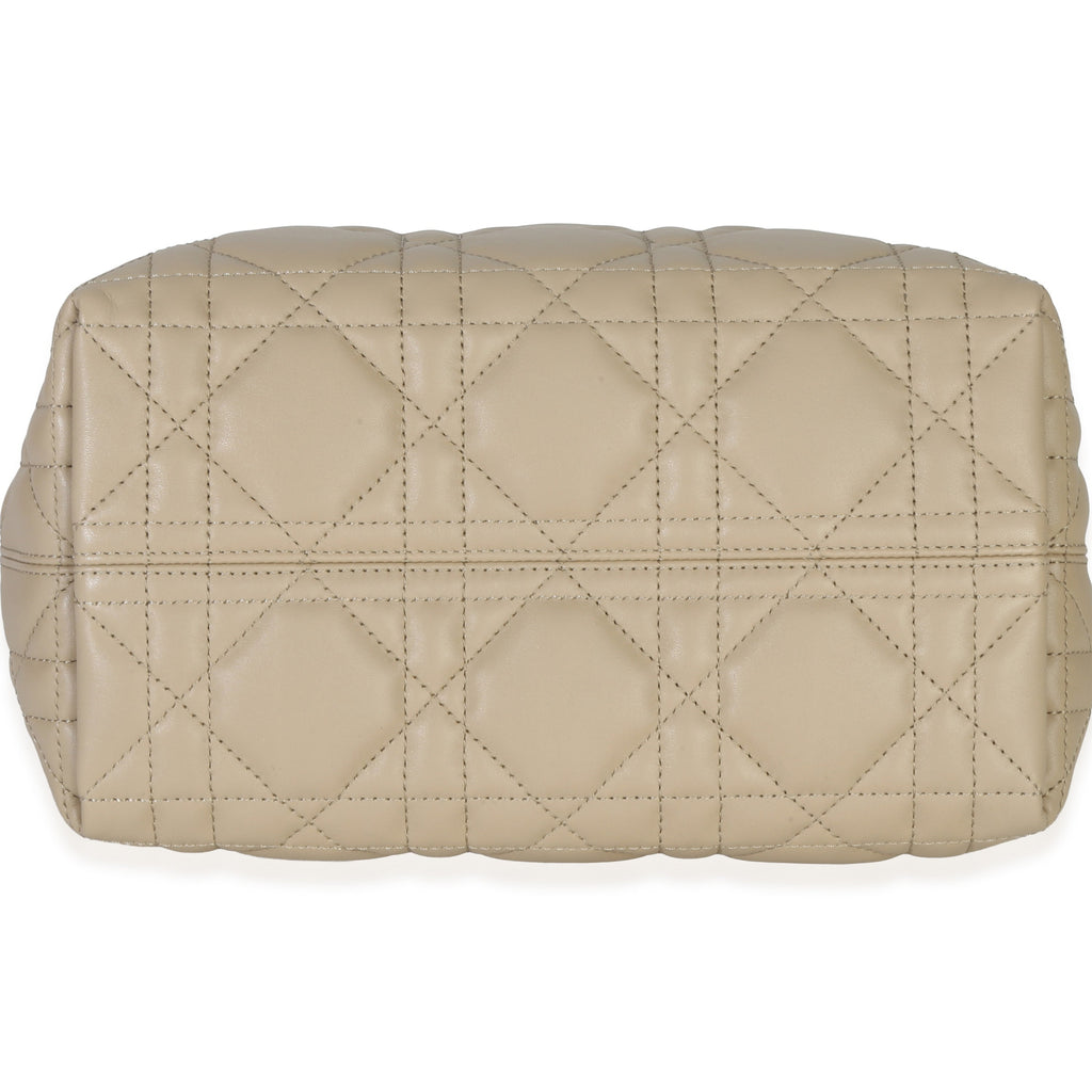 Rope Beige Black Calfskin Macrocannage Small Toujours