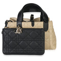 Rope Beige Black Calfskin Macrocannage Small Toujours