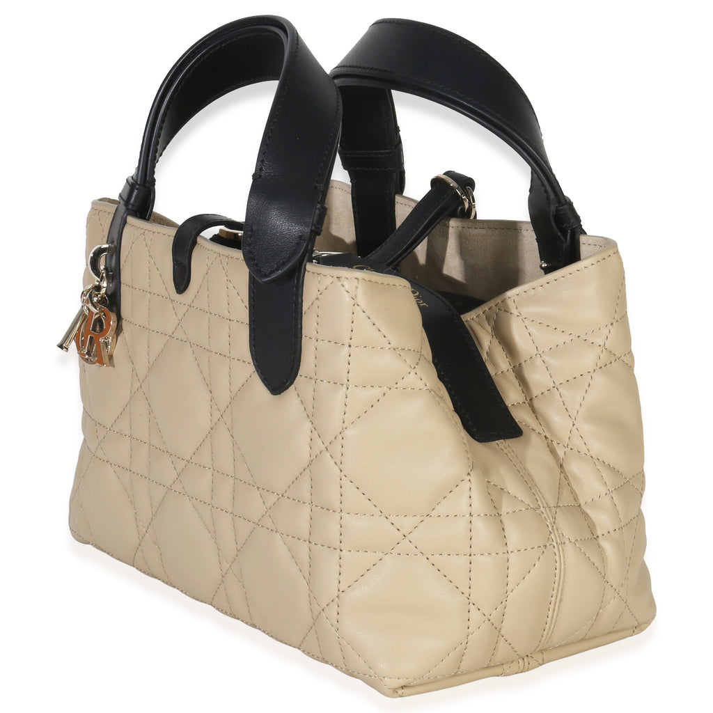 Rope Beige Black Calfskin Macrocannage Small Toujours