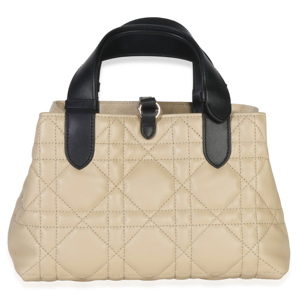 Rope Beige Black Calfskin Macrocannage Small Toujours