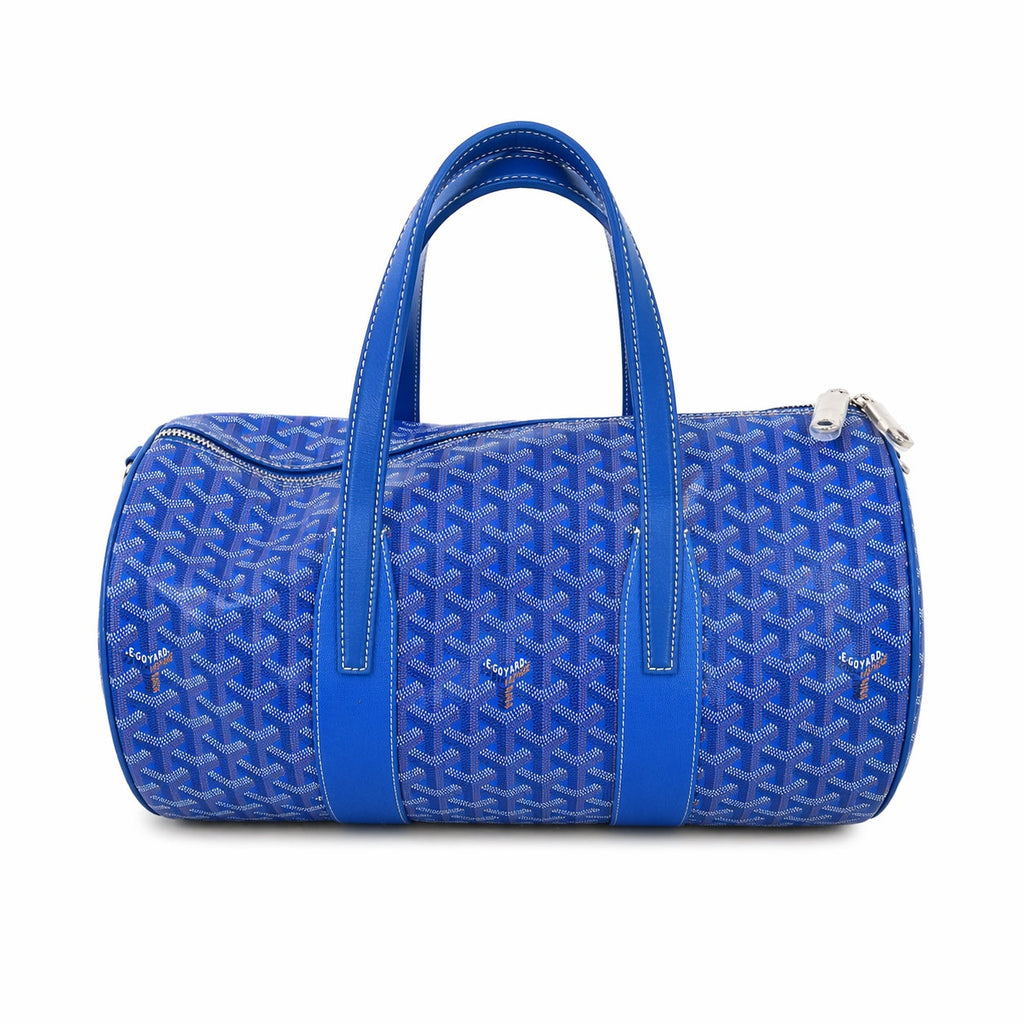Sky Blue Goyardine Barrel 40 Sports Bag
