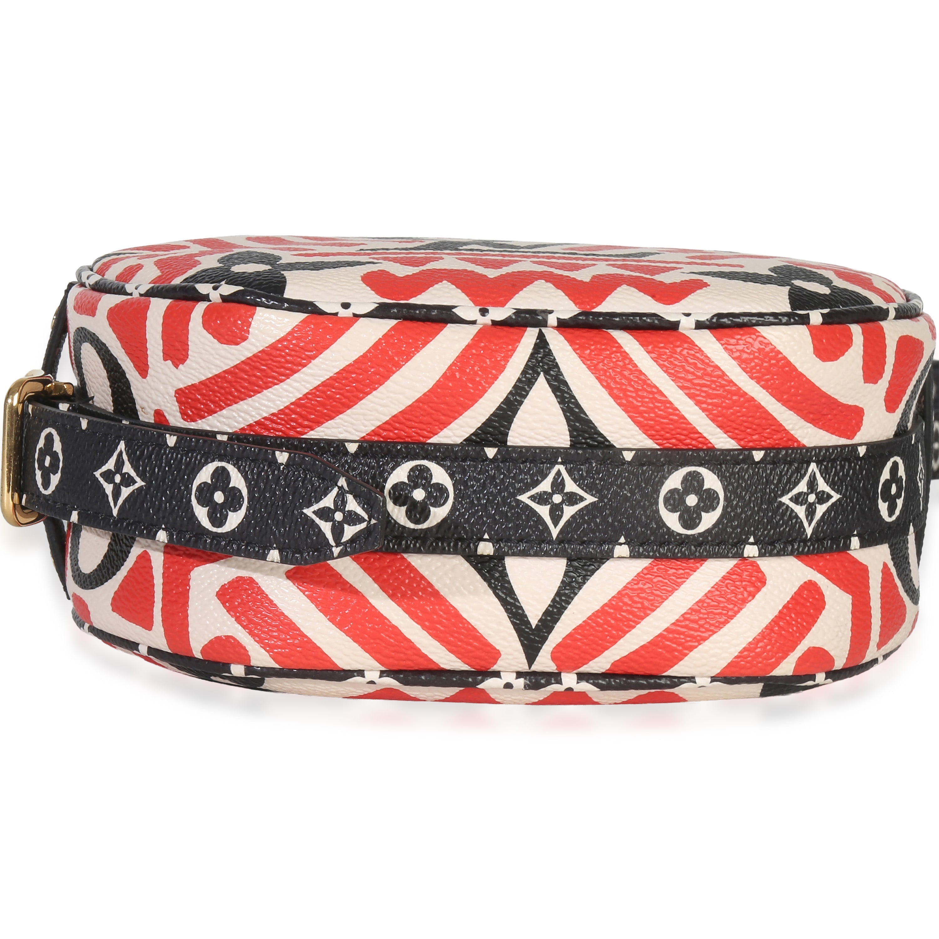 Cream Red Giant LV Crafty Boite Chapeau Souple Bag PM