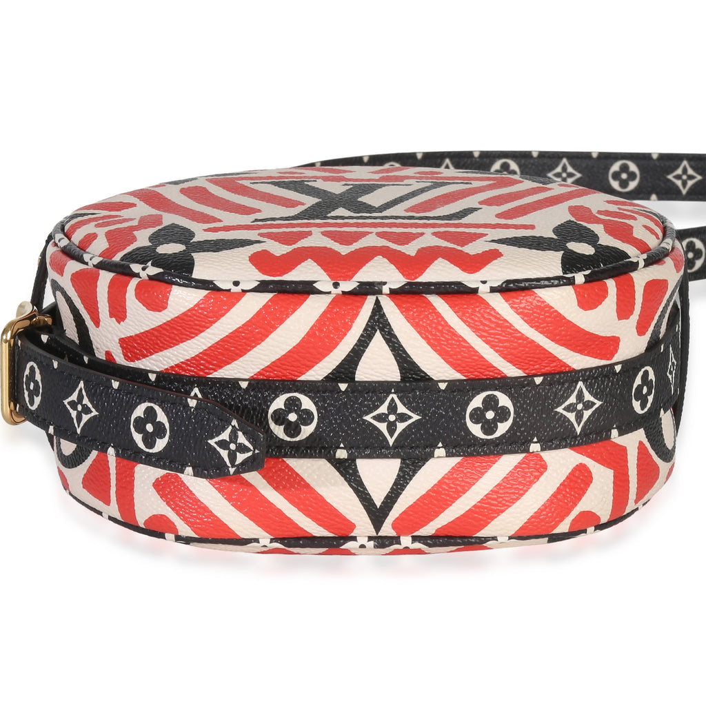 Cream Red Giant LV Crafty Boite Chapeau Souple Bag PM